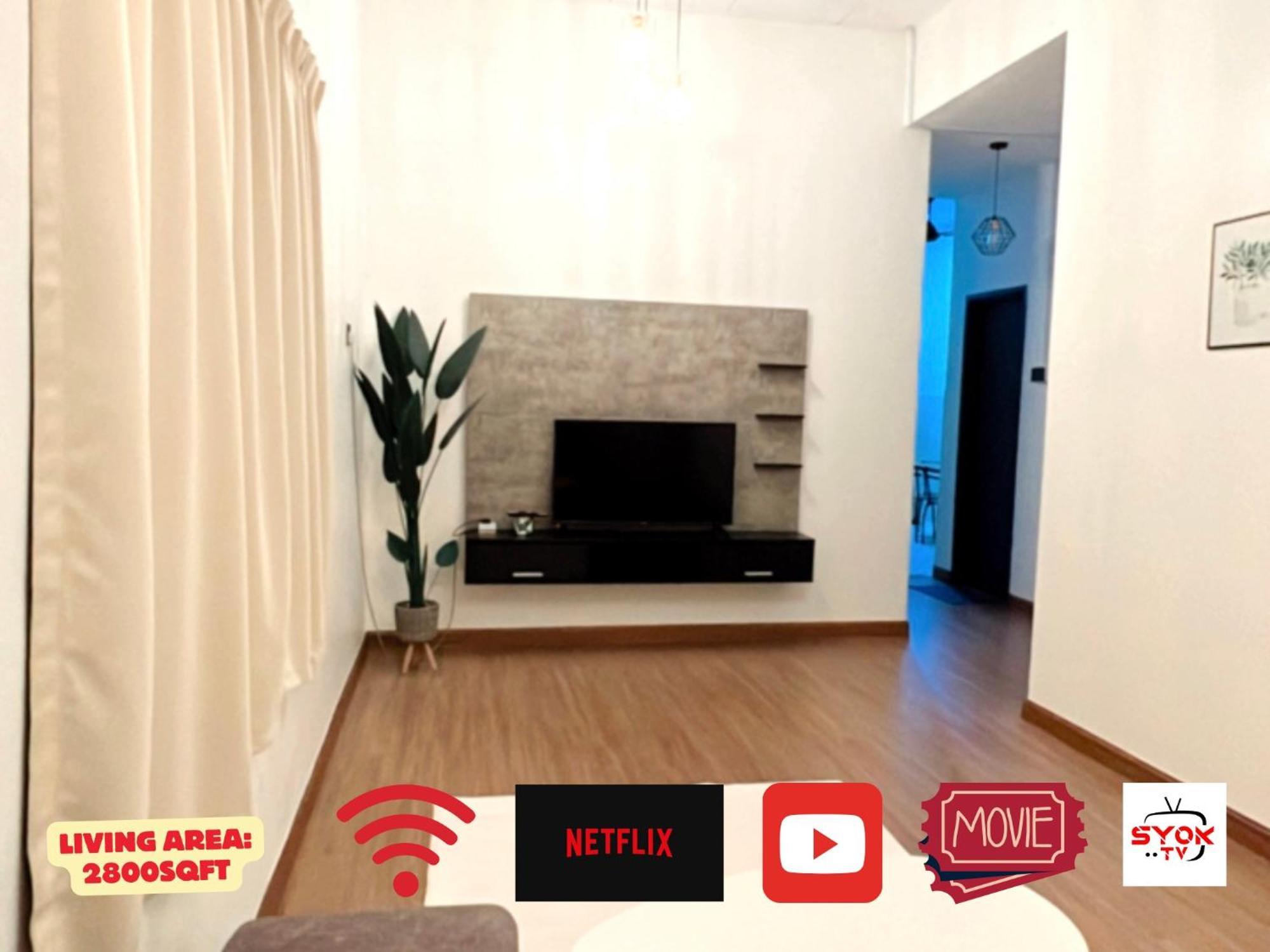 Quayside Cove Homestay - Corner House, Shah Alam Rimbayu Netflix Syok Tv Bbq Экстерьер фото